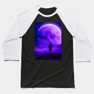 Man Looks at Planet Baseball T-Shirt